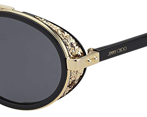 Gafas de Sol Jimmy Choo TONIE/S BLACK GOLD/GREY 51/23/135 mujer