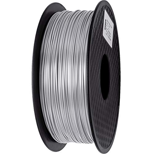 GEEETECH PLA Filamentos 1.75mm Plata Seda, impresora 3D Impresora Filamento PLA 1KG Carrete