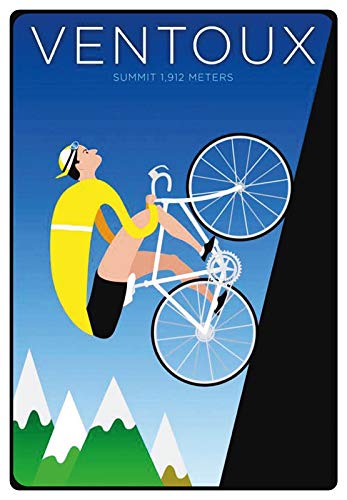 Generisch Buddel-Bini Versand - Cartel Decorativo (Metal), diseño de Mont Ventoux Tour de France