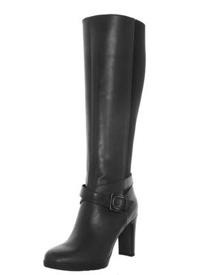 Geox D ANNYA High F, Botas Altas para Mujer, (Black C9999), 35 EU