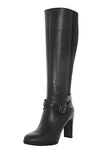 Geox D ANNYA High F, Botas Altas para Mujer, (Black C9999), 35 EU