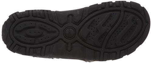 Geox UOMO Sandal Strada A, Sandalias con Punta Abierta para Hombre, Brown (Coffee C6009), 41 EU