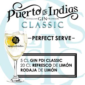 Ginebra Puerto de Indias Classic Gin, 70 cl