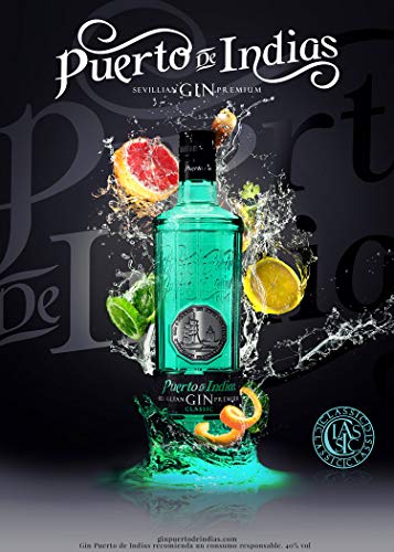 Ginebra Puerto de Indias Classic Gin, 70 cl