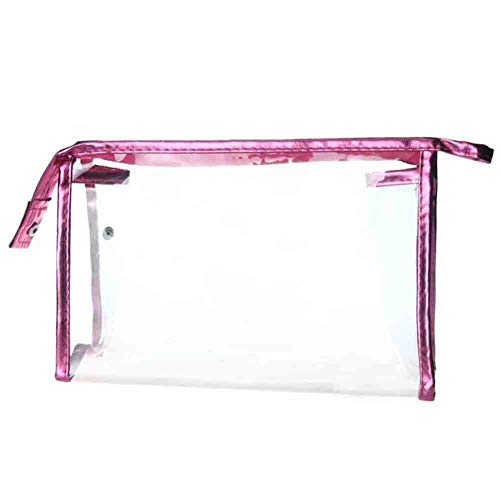 GJJSZ Las Damas Deben ser Transparentes Organizador de PVC Bolso de Aseo Bolsa de cosméticos Estuche de cosméticos Bolsa de Almacenamiento de Maquillaje a Prueba de Agua