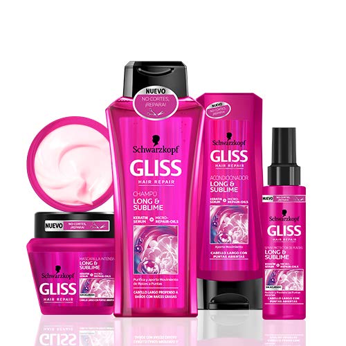 Gliss - Mascarilla Long & Sublime - 3 uds de 300ml