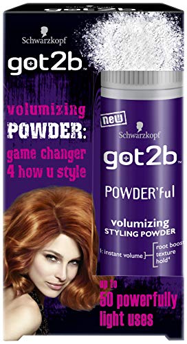 Got2b - Powder'ful - Polvos para levantar la raíz del pelo - 2 unidades de 20gr - Schwarzkopf