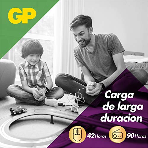 GP - Pack de 40 Pilas AA Alcalinas | Capacidad y duración excepcional | 1,5V LR06 - Mignon - MN1500-15A - AM3