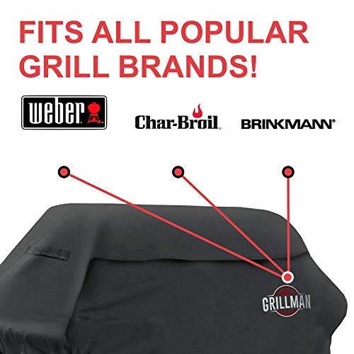 Grillman Funda para Barbacoa Impermeable Funda de Protector para Barbacoa Barbacoa Cubierta Impermeable