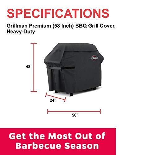 Grillman Funda para Barbacoa Impermeable Funda de Protector para Barbacoa Barbacoa Cubierta Impermeable