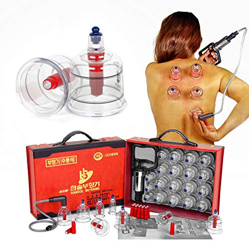 Hansol BU-HANG 19 Pieces Cupping Set [Manual System]