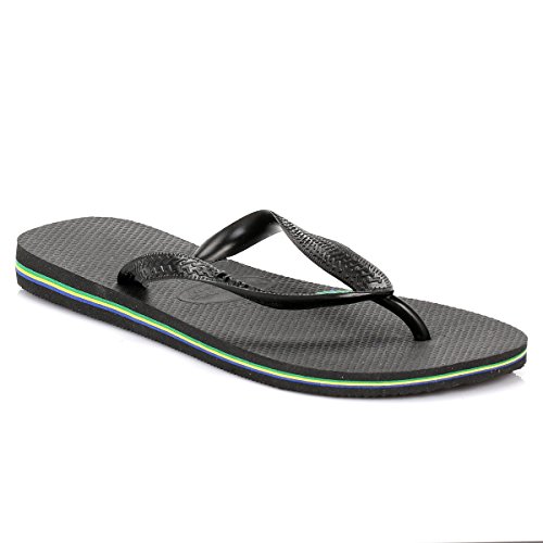 Havaianas Brasil, Chanclas Unisex Adulto, Negro (Black), 43/44 EU