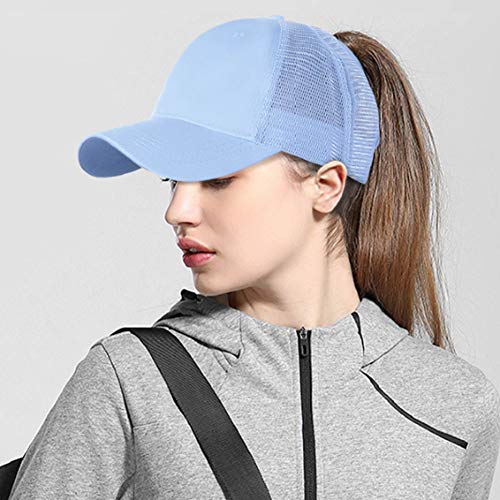 heekpek Gorra de Béisbol Casual Hats Hip-Hop Sombrero Sol al Aire Libre Tenis Deporte Golf Verano para Hombre Mujer Chico Media Tejido de Transpirable