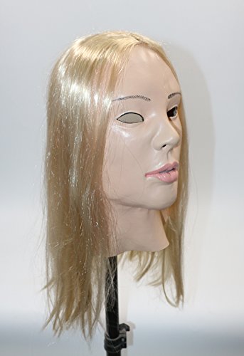 Hengyutoy Mask Máscara de Mujer Sexy con Peluca Rubia para Carnaval Masculino