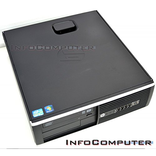 HP Elite 8200 Sff - Ordenador de mesa (Intel Core I5-2400 Quad Core, 8GB RAM,HDD de 250 GB DVD, COA WINDOWS 7 PRO Original) Negro