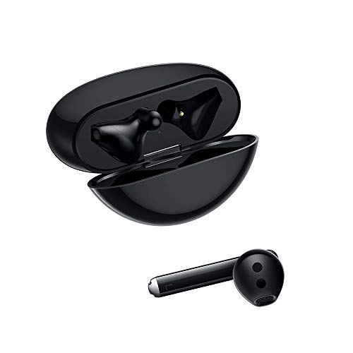 HUAWEI FreeBuds 3 - Auriculares inalámbricos con cancelación de Ruido Activa (conexión Bluetooth ultrarrápida, Altavoz de 14 mm, Carga inalámbrica), Color Negro