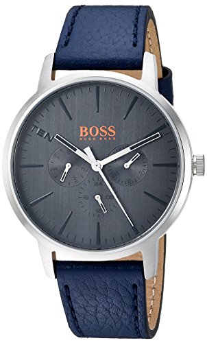 Hugo Boss Orange Reloj Multiesfera para Hombre de Cuarzo con Correa en Cuero 1550066