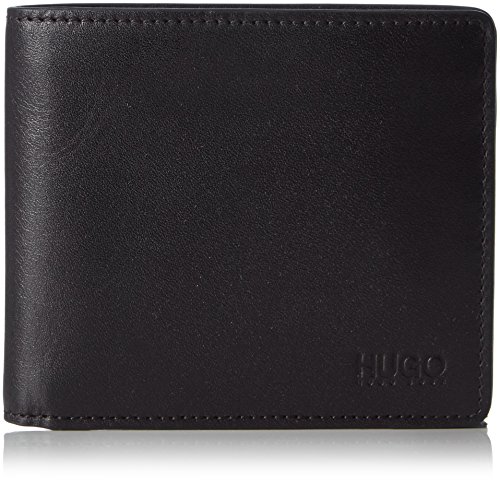 HUGO Subway 4 cc Coin 10143382 01 50312008_001 Herren Geldklammern, Schwarz (Black 001), 2 x 11 x 10 cm (B x H x T)