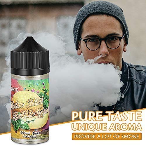 IMECIG 100ml E líquido Ice Melon Bubblegum Liquido Vaper Para Cigarros electronicos 70/30 E Liquid Cigarrillo Electronico Premium Sabores Vapeador 0mg Nicotina