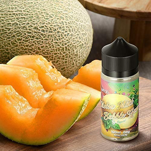 IMECIG 100ml E líquido Ice Melon Bubblegum Liquido Vaper Para Cigarros electronicos 70/30 E Liquid Cigarrillo Electronico Premium Sabores Vapeador 0mg Nicotina