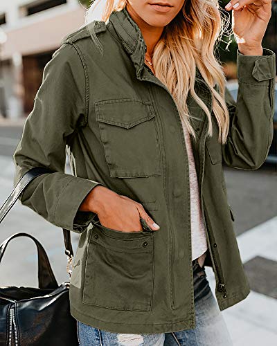 Imily Bela Parka Chaqueta Mujer Utility Jacket Abrigo Largo Chaqueta Cálido Boyfriend Oversized