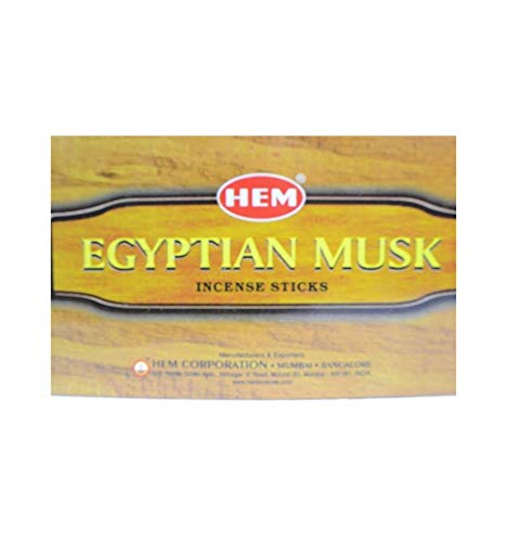 Incienso aroma musk Egyptien. Juego de 100 varillas marca Hem