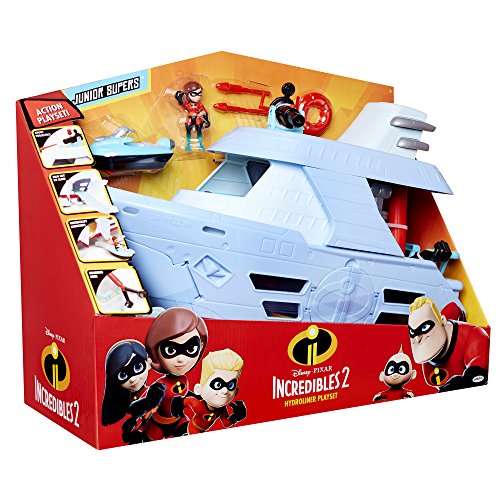 Incredibles 2- Set Barco Los Increíbles Accesorios, Multicolor (Jakks Pacific UK 76869-1-PLY)