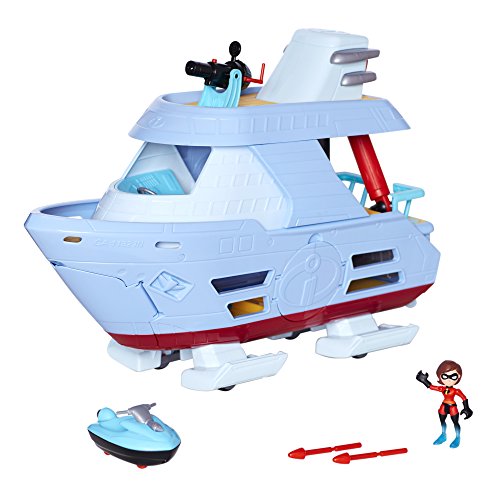 Incredibles 2- Set Barco Los Increíbles Accesorios, Multicolor (Jakks Pacific UK 76869-1-PLY)