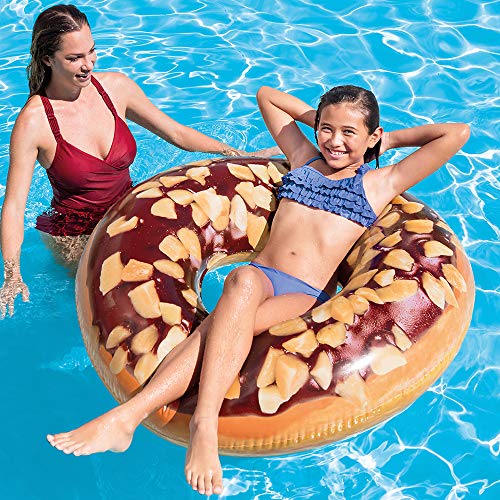 Intex 56262NP - Rueda hinchable Donut chocolate 114 cm diámetro