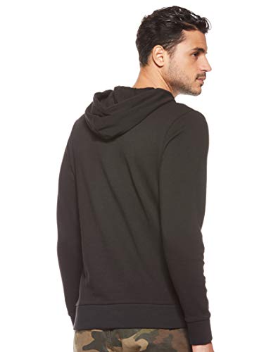 Jack & Jones Jjeholmen Sweat Hood Noos Capucha, Negro (Black Fit:Reg Fit), Large para Hombre