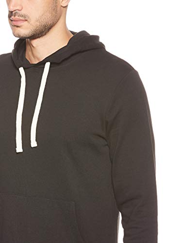 Jack & Jones Jjeholmen Sweat Hood Noos Capucha, Negro (Black Fit:Reg Fit), Large para Hombre