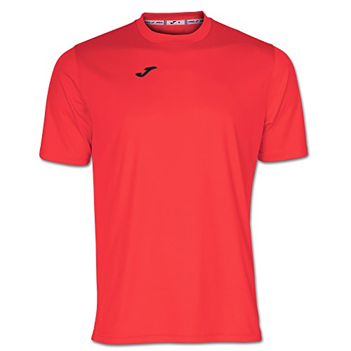 Joma - Camiseta combi coral fluor m/c para hombre, Naranja (Coral), L