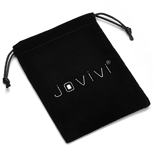 Jovivi - Colgante de aleación de metal con cadena, secador de pelo, tijeras, peine plateado