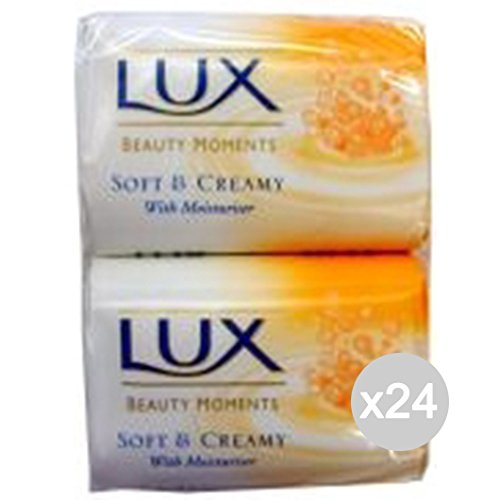 Juego 24 Lux Jabón Leche y Miel X 2 Soft Creamy Cuidado y limpieza del cuerpo