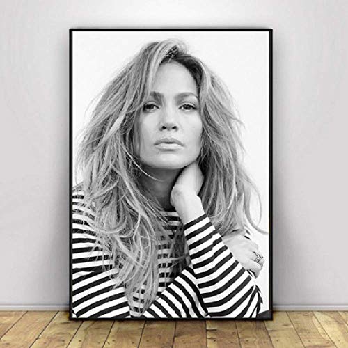 JYSHC Imprimir En Lienzo Jennifer Lopez (Jennifer Lopez) Impresiones Murales Imagen En Lienzo Carteles Decoración para El Hogar Nv111Yz 40X60Cm Sin Marco