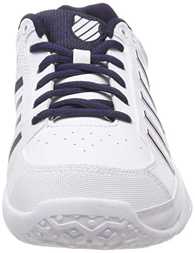 K-Swiss Performance KS Tfw Receiver IV Omni, Zapatillas de Tenis para Hombre, Blanco (White/Navy 37), 45 EU