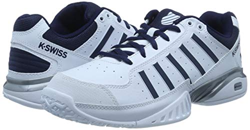 K-Swiss Performance KS Tfw Receiver IV Omni, Zapatillas de Tenis para Hombre, Blanco (White/Navy 37), 45 EU