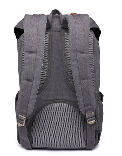 KAUKKO E5-grey Mochilas Tipo Casual Compartimento para 15" Portátil 22 Litros Gris