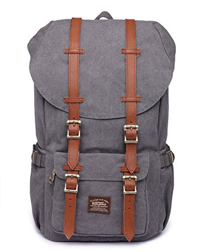 KAUKKO E5-grey Mochilas Tipo Casual Compartimento para 15" Portátil 22 Litros Gris