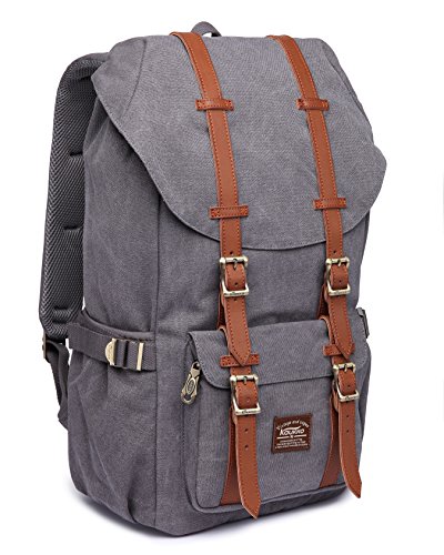 KAUKKO E5-grey Mochilas Tipo Casual Compartimento para 15" Portátil 22 Litros Gris