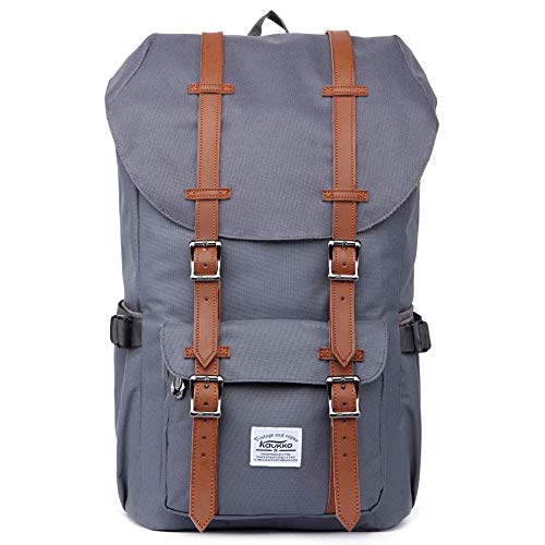 KAUKKO Mochilas Tipo Casual Compartimento para 15" Portátil 22 litros Gris