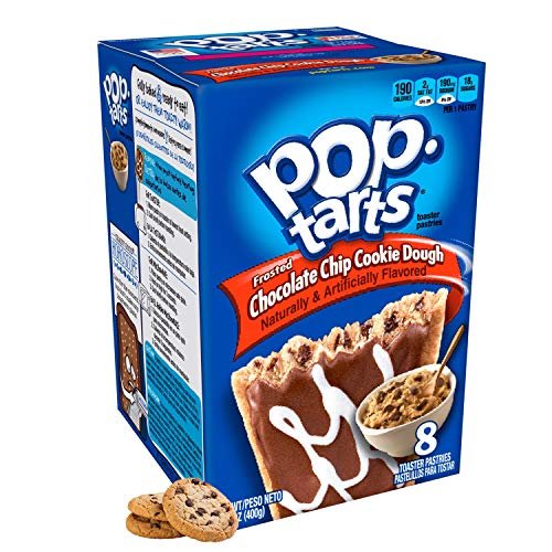 Kellogg's Frosted Chocolate Chip Cookie Dough Pop Tarts 400g