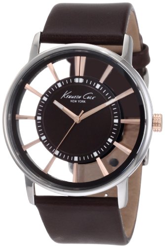 Kenneth Cole Reloj analogico para Mujer de Cuarzo con Correa en Piel IKC1781