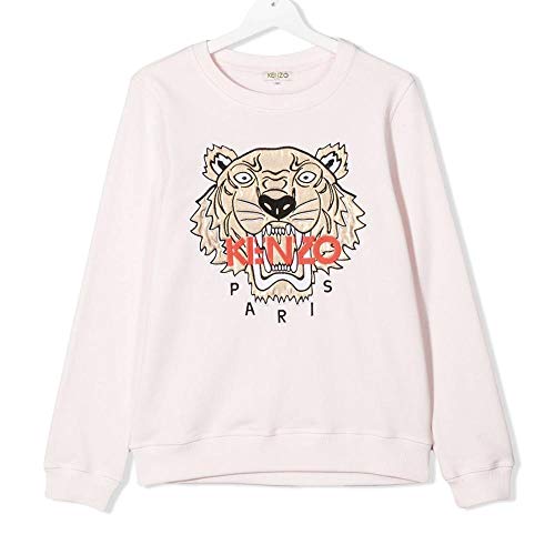 Kenzo Junior Bimba Felpa con Stampa Rosa Mod. KQ15148B XS