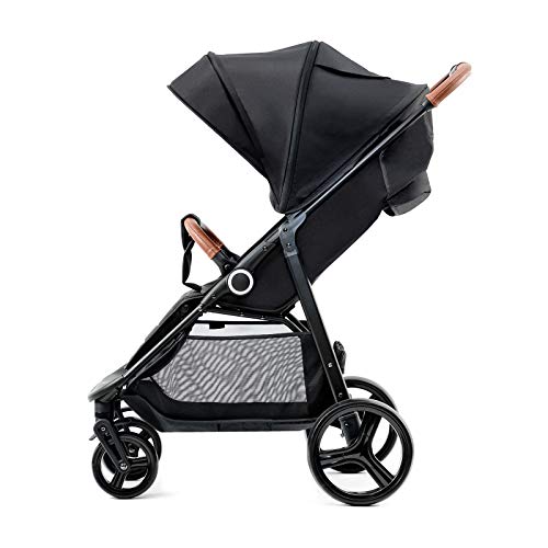 Kinderkraft Silla de Paseo GRANDE, Carrito, Capota Desplegable, para Niños, Negro