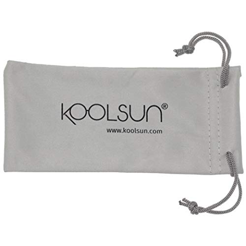 koolsun bebés y niños gafas de sol Wave Fashion 1 +, 100% protección UV, Rosa, 3-10 años