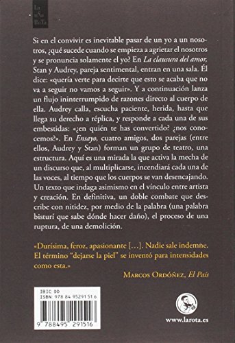 La clausura del amor, seguido de Ensayo (Libros Robados)