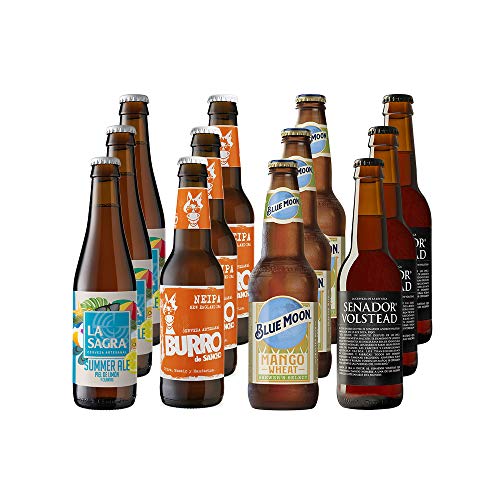 la Sagra Pack degustación cervezas artesanal Verano - 3960 ml, Pack 12 (packverano2020)