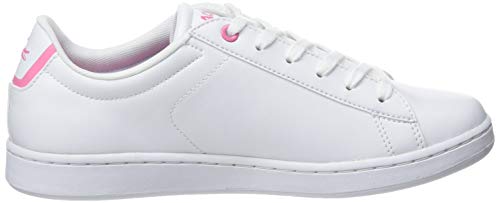 Lacoste Carnaby EVO BL 2 SUJ, Zapatillas Unisex Niños, Blanco (B53 White/Pink), 36 EU