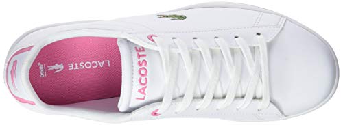 Lacoste Carnaby EVO BL 2 SUJ, Zapatillas Unisex Niños, Blanco (B53 White/Pink), 36 EU